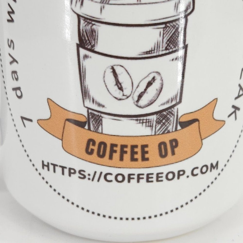 Coffee Op Exquisite 15 oz Coffee Mug Premium Porcelain + Free Gourmet coffee - Picture 13 of 16